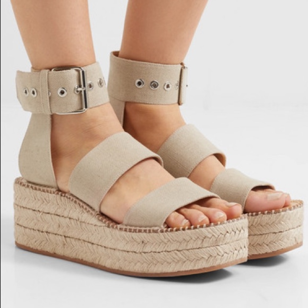 Rag and bone espadrille platform sandal